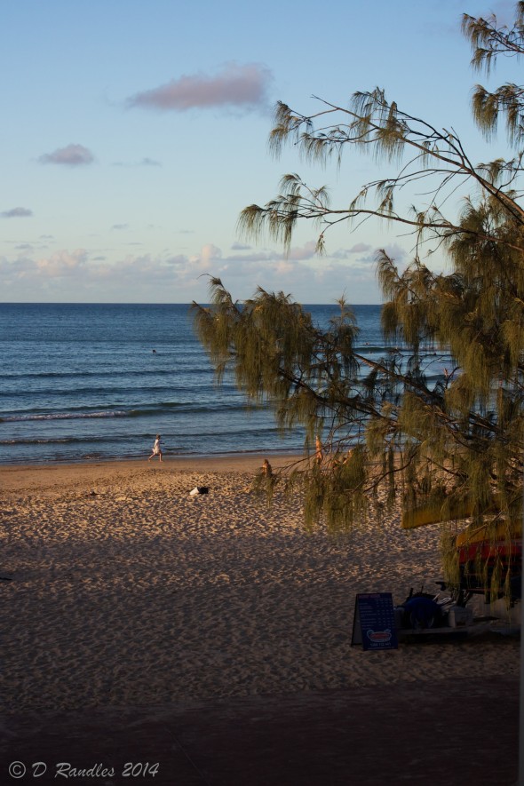 Noosa Main Beach at Sunset